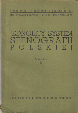 Jednolity system stenografii polskiej, część II