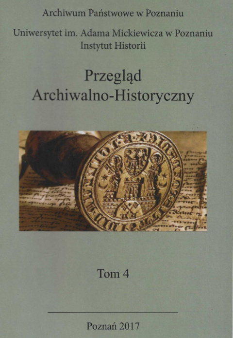 Przegląd Archiwalno-Historyczny, tom 4
