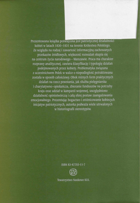 Kobiety w powstaniu listopadowym 1830-1831 Kobiety w powstaniu listopadowym 1830-1831