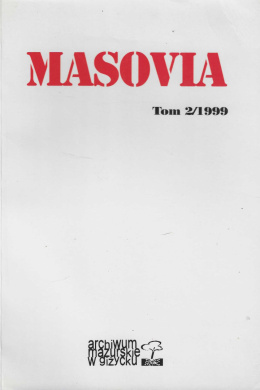 Masovia, tom /1999. Pismo poświęcone dziejom Mazur