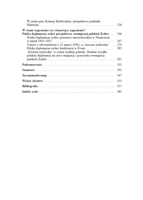 Polska dyplomacja wobec kwestii żydowskiej w latach 1932–1939 Polska dyplomacja wobec kwestii żydowskiej w latach 1932–1939