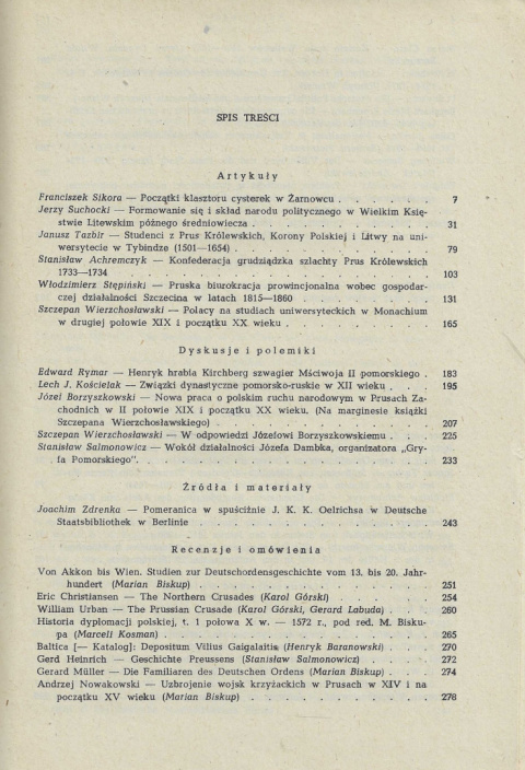Zapiski Historyczne poświęcone historii Pomorza i krajów bałtyckich, tom XLVIII, tok 1983, zeszyt 1-2 Zapiski Historyczne poświęcone historii Pomorza i krajów bałtyckich, tom XLVIII, tok 1983, zeszyt 1-2
