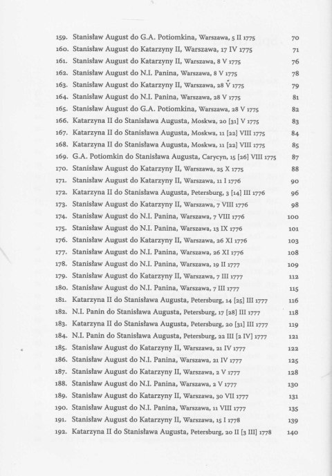 Korespondencja Stanisława Augusta z Katarzyną II i jej najbliższymi współpracownikami (176401796), tom II Korespondencja Stanisława Augusta z Katarzyną II i jej najbliższymi współpracownikami (176401796), tom II