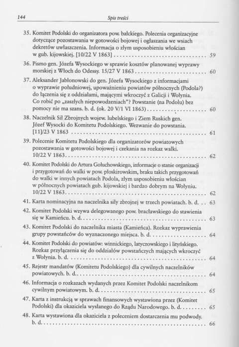Kronika podolska. Dokumenty organizacji narodowej 1862-1863 Kronika podolska. Dokumenty organizacji narodowej 1862-1863