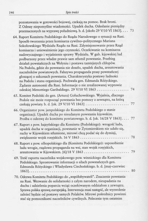 Kronika podolska. Dokumenty organizacji narodowej 1862-1863 Kronika podolska. Dokumenty organizacji narodowej 1862-1863