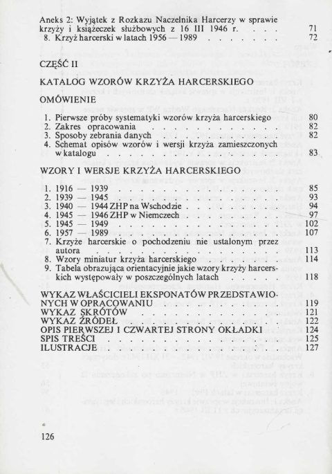 Krzyż harcerski 1913-1989 Krzyż harcerski 1913-1989