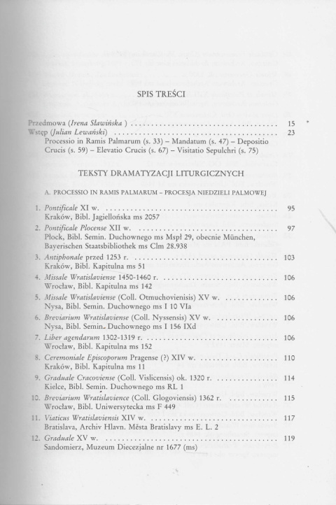 Liturgiczne łacińskie dramatyzacje Wielkiego Tygodnia XI-XVI w Liturgiczne łacińskie dramatyzacje Wielkiego Tygodnia XI-XVI w