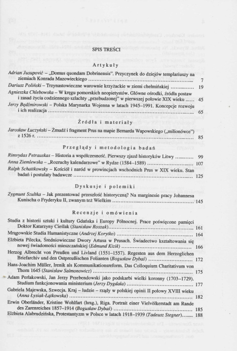 Zapiski historyczne poświęcone historii Pomorza i krajów bałtyckich, tom LXXI, rok 2006, zeszyt 1 Zapiski historyczne poświęcone historii Pomorza i krajów bałtyckich, tom LXXI, rok 2006, zeszyt 1