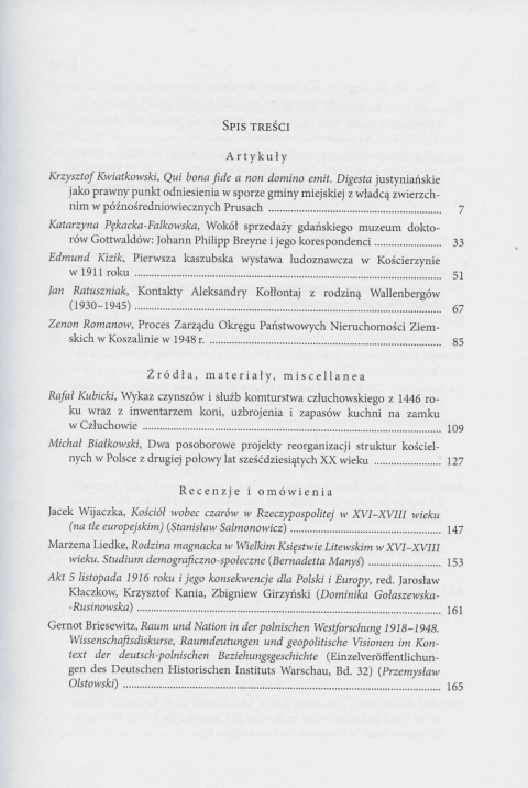 Zapiski historyczne poświęcone historii Pomorza i krajów bałtyckich, tom LXXXII, 2017, zeszyt 3 Zapiski historyczne poświęcone historii Pomorza i krajów bałtyckich, tom LXXXII, 2017, zeszyt 3