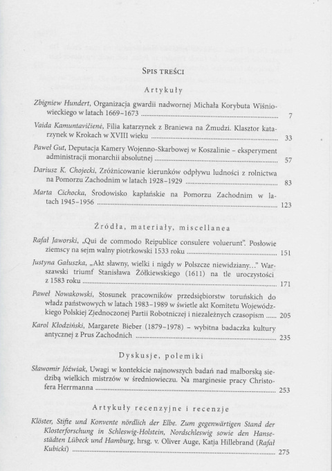 Zapiski historyczne poświęcone historii Pomorza i krajów bałtyckich, tom LXXXIV, rok 2019, zeszyt 2 Zapiski historyczne poświęcone historii Pomorza i krajów bałtyckich, tom LXXXIV, rok 2019, zeszyt 2