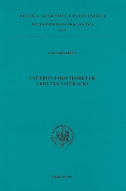 Cyceron jako teoretyk i krytyk literacki