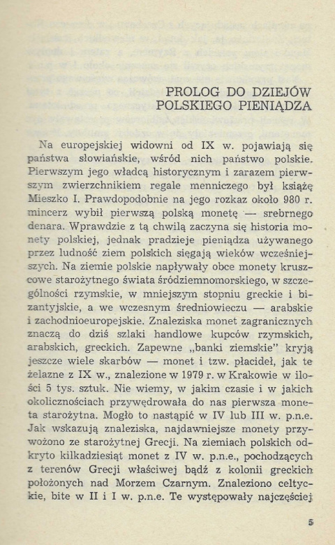 Dziesięć wieków pieniądza polskiego Dziesięć wieków pieniądza polskiego