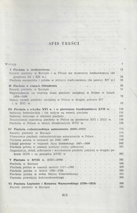 Historia Piechoty Polskiej do roku 1864 Historia Piechoty Polskiej do roku 1864