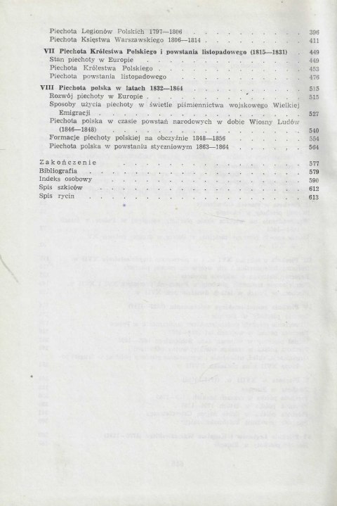 Historia Piechoty Polskiej do roku 1864 Historia Piechoty Polskiej do roku 1864