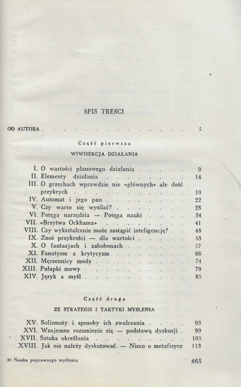 Nauka poprawnego myślenia Nauka poprawnego myślenia