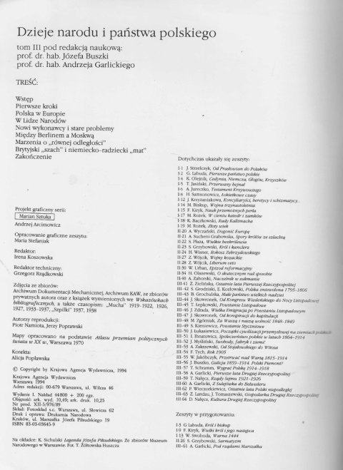 Polityka zagraniczna Polski międzywojennej. Dzieje narodu i państwa polskiego Polityka zagraniczna Polski międzywojennej. Dzieje narodu i państwa polskiego