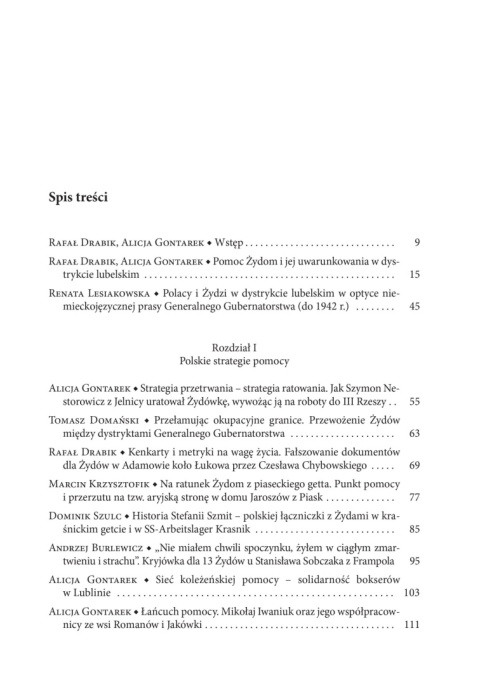 Polacy ratujący Żydów w dystrykcie lubelskim 1939–1944 – oblicza pomocy Polacy ratujący Żydów w dystrykcie lubelskim 1939–1944 – oblicza pomocy