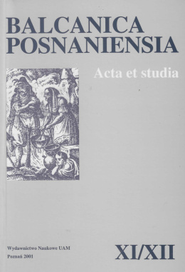 Balcanica Posnaniensia XI/XII