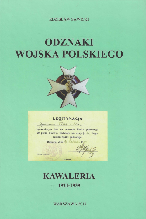 Odznaki Wojska Polskiego. Kawaleria 1921 - 1939