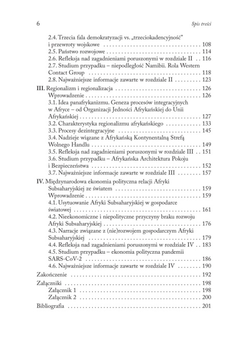 Afryka Subsaharyjska w stosunkach międzynarodowych Afryka Subsaharyjska w stosunkach międzynarodowych