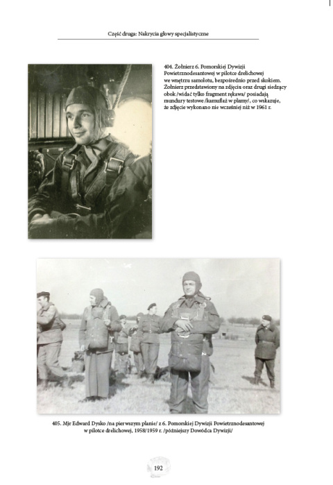 NAKRYCIA GŁOWY POLSKICH WOJSK POWIETRZNODESANTOWYCH 1957–2023 NAKRYCIA GŁOWY POLSKICH WOJSK POWIETRZNODESANTOWYCH 1957–2023