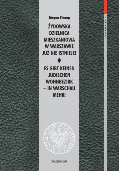 Żydowska dzielnica mieszkaniowa w Warszawie już nie istnieje! / Es gibt keinen Judischen wohnbezirk - in Warschau mehr! Żydowska dzielnica mieszkaniowa w Warszawie już nie istnieje! / Es gibt keinen Judischen wohnbezirk - in Warschau mehr!