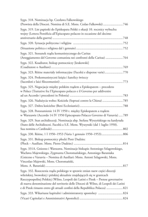 Inwentarz Archiwum Historycznego Sekretariatu Stanu Stolicy Apostolskiej. Zespół Piusa XII. Tom 1 Inwentarz Archiwum Historycznego Sekretariatu Stanu Stolicy Apostolskiej. Zespół Piusa XII. Tom 1