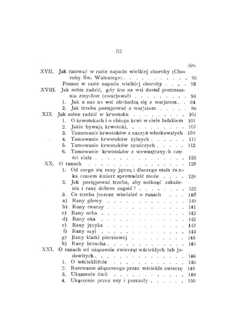 Jak sobie na wsi radzić w nagłych wypadkach choroby przed przybyciem doktora i jak się obchodzić z chorymi