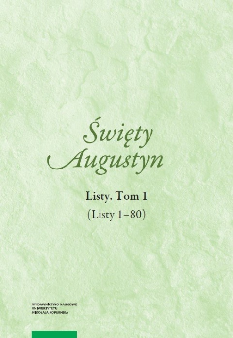 Święty Augustyn. Listy. Tom 1 (Listy 1 - 80) - okładka twarda