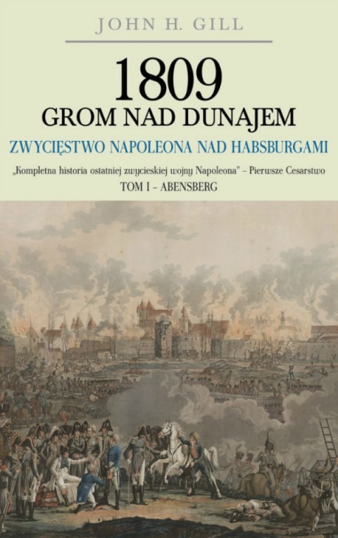 1809 Grom nad Dunajem - tomy I - III - komplet - okładka twarda