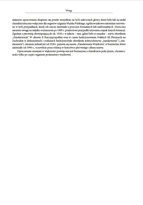 NAKRYCIA GŁOWY ORGANÓW ŚCIGANIA WOJSKA POLSKIEGO