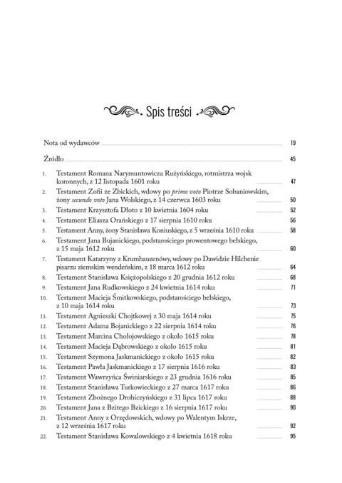 Testamenty szlacheckie z ksiąg grodzkich i ziemskich województwa bełskiego z XVII wieku