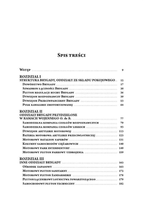 10. Brygada Kawalerii w 1939 roku - organizacja wojenna wielkiej jednostki motorowej 10. Brygada Kawalerii w 1939 roku - organizacja wojenna wielkiej jednostki motorowej