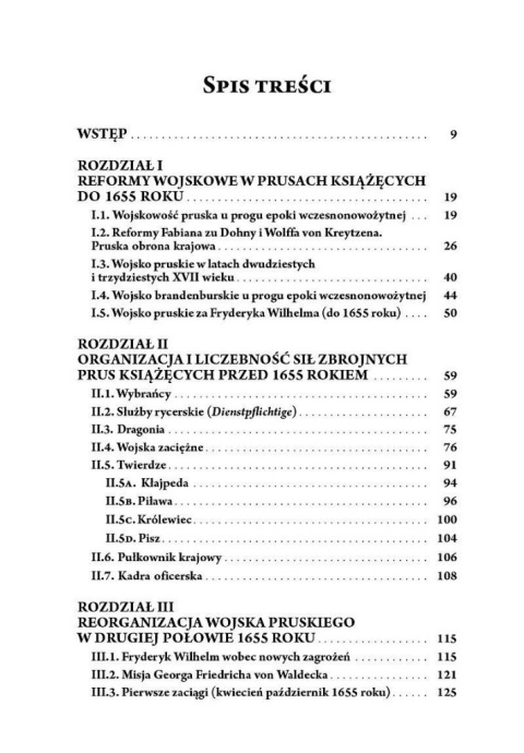 Przebudowa wojska pruskiego w latach 1655-1660 Przebudowa wojska pruskiego w latach 1655-1660