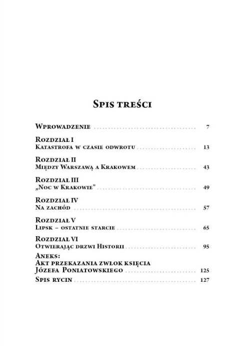 Rok ostatni księcia Józefa Poniatowskiego Rok ostatni księcia Józefa Poniatowskiego