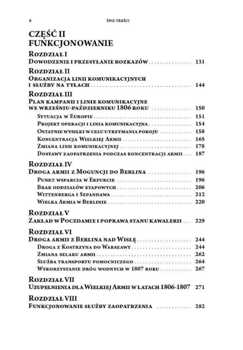 Służby tyłowe Wielkiej Armii w kampanii 1806-1807 Służby tyłowe Wielkiej Armii w kampanii 1806-1807